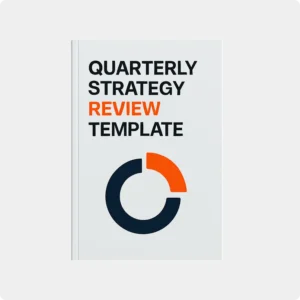 Quarterly Strategy Review Template